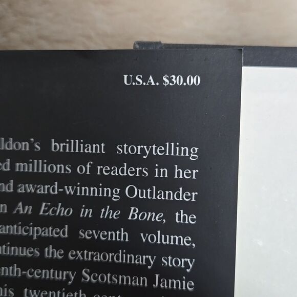 Diana Gabaldon 'An Echo in the Bone' Hardcover Book - Picture 3 of 4